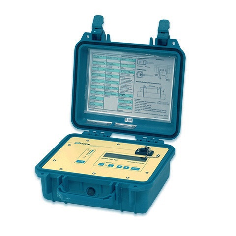 Heavy duty portable ultrasonic water flow meter (FLUXUS F401)